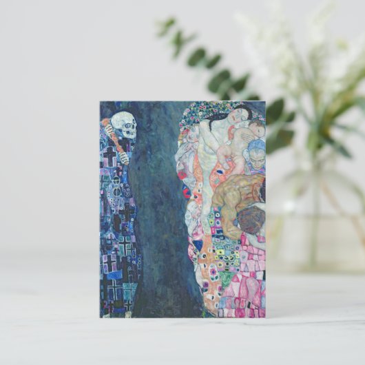 Death and Life, c.1911 (olie op canvas) Briefkaart (Staand voorkant)