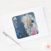 Death and Life, c.1911 (olie op canvas) Vierkante Sticker (Envelop)