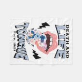 Death And Life Tongue Christian Fleece Deken (Voorkant (Horizontaal))