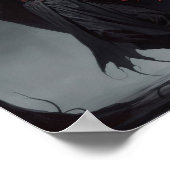 Death angel komt met rode ballonnen poster (Hoek)