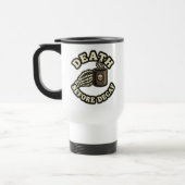 Death Before Decaf | Skull Coffee Addict Commuter  Reisbeker (Links)