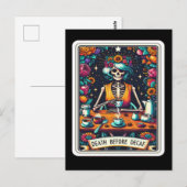 Death Before Decaf Tarot Kaart Collectie (Voorkant / Achterkant)