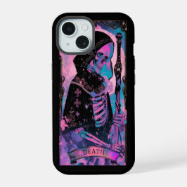 Death Card Tarot Card Hekserige Vibes iPhone hoes 15 Case