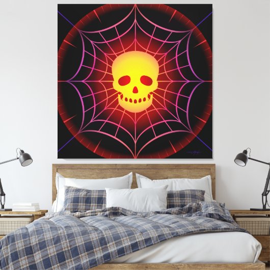 Death Catcher Canvas Afdruk (Insitu (Slaapkamer))