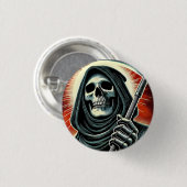 death character illustration ronde button 3,2 cm (Voorkant /achterkant)