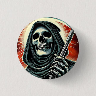 death character illustration ronde button 3,2 cm