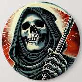 death character illustration ronde button 6,0 cm (Voorkant)