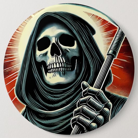 death character illustration ronde button 6,0 cm (Voorkant)