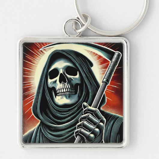 death character illustration sleutelhanger (Voorkant)