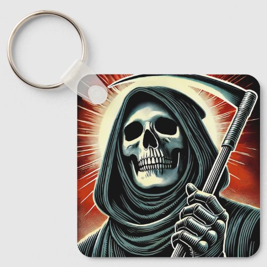 death character illustration sleutelhanger (Voorkant)