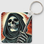 death character illustration sleutelhanger (Achterkant)
