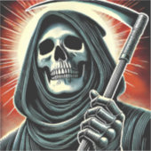 death character illustration sticker (Voorkant)