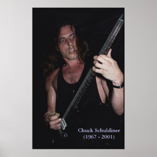 DEATH Chuck Schuldiner (1967 - 2001) poster