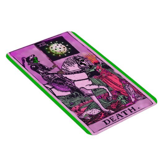 Death Coronavirus Tarot Kaart Magneet (Rechterzijde)