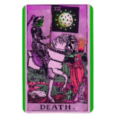 Death Coronavirus Tarot Kaart Magneet (Verticaal)