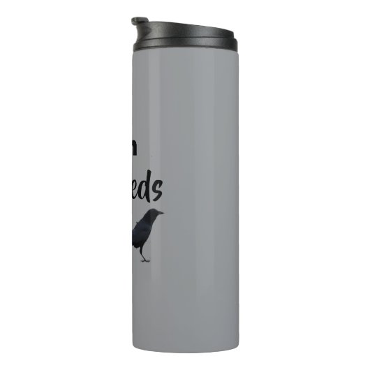 Death Crow Thermosbeker (Geroteerd rechts)