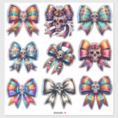 Death Day Coquette Aangepaste-Cut Vinyl Sticker (Vel)