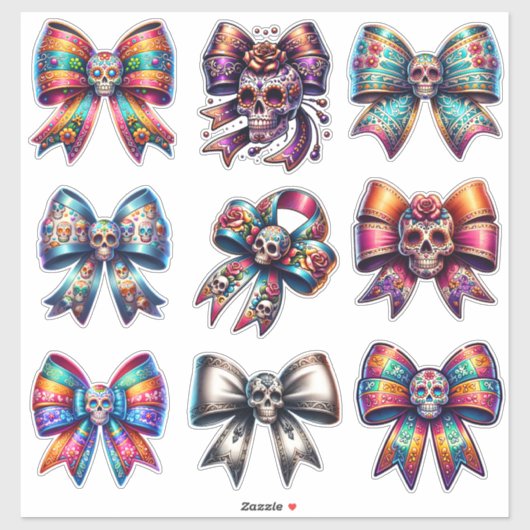 Death Day Coquette Aangepaste-Cut Vinyl Sticker (Vel)