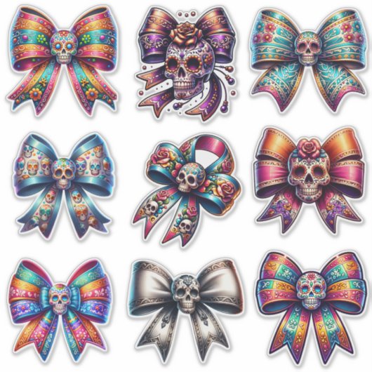 Death Day Coquette Aangepaste-Cut Vinyl Sticker (Voorkant)