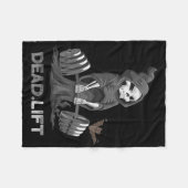 Death Deadlift Shirt Bodybuilder Powerlifting Funn Fleece Deken (Voorkant (Horizontaal))