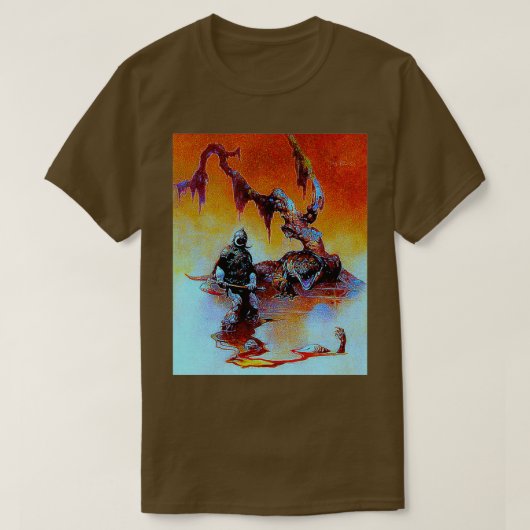 Death Dealer 4 neon T-shirt (Design voorkant)