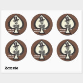 Death Dealer Vajazzle Ronde Sticker (Vel)