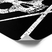 Death Drummer Metal  Drum Set Drumsticks Gi Poster (Hoek)