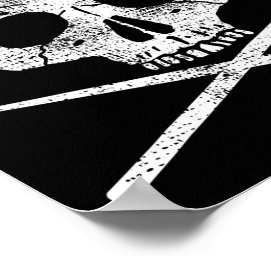 Death Drummer Metal  Drum Set Drumsticks Gi Poster (Hoek)