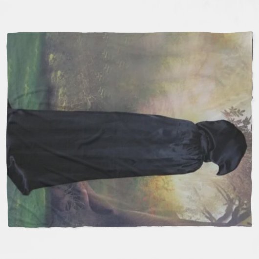 DEATH FLEECE DEKEN (Voorkant (Horizontaal))