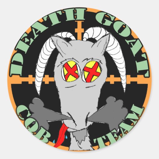Death Goat CQB Team Patch Sticker (Voorkant)