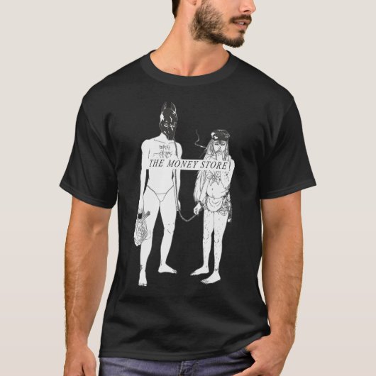 death grips the money store album cover (censored) t-shirt (Voorkant)