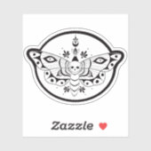 Death Head Hawk Moth Sticker (Vel)