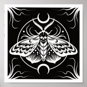 Death Head Moth Poster