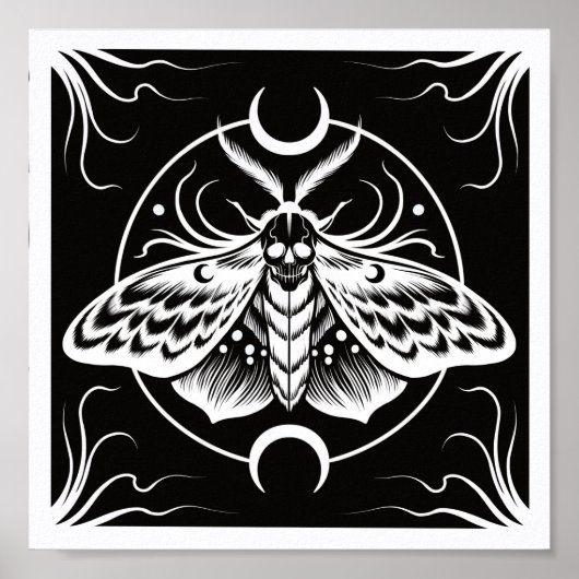 Death Head Moth Poster (Voorkant)
