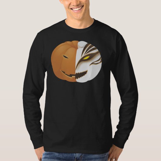 Death Jack O'Lantern Pumpkin Halloween Shirt (Voorkant)