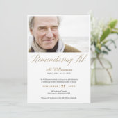 Death Jubileum Onthoudt Al Fotogeheugen Kaart (Staand voorkant)