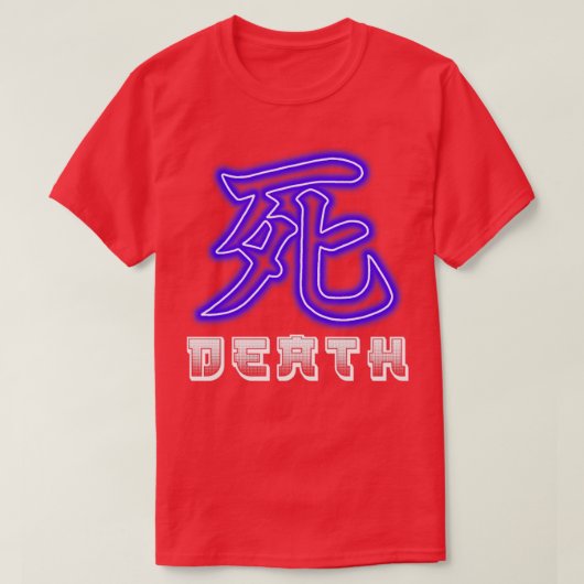 Death Kanji T-shirt (Design voorkant)