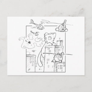 Death Kitten Briefkaart