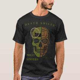 Death lacht Combat Engineer Skull Shirt