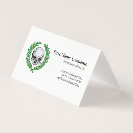 Death Laurel Visitekaartje