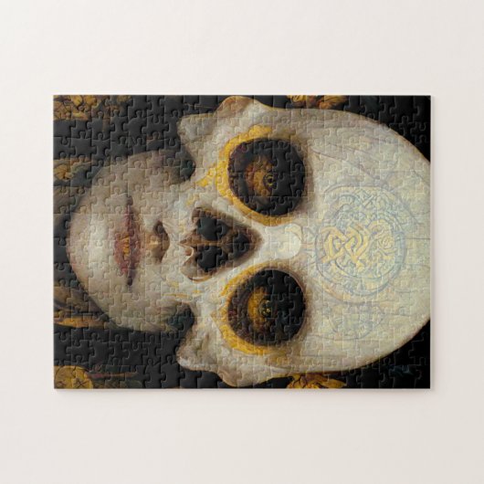 Death Mask Fantasy Sci-Fi Art Legpuzzel (Horizontaal)