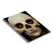 Death Mask Fantasy Sci-Fi Art Notitieboek (Rechterzijde)
