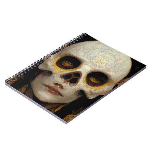 Death Mask Fantasy Sci-Fi Art Notitieboek (Linkerzijde)