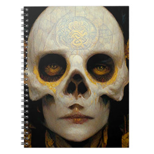 Death Mask Fantasy Sci-Fi Art Notitieboek