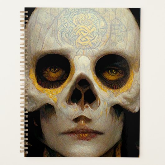 Death Mask Fantasy Sci-Fi Art Planner (Voorkant)