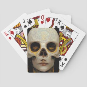 Death Mask Fantasy Sci-Fi Art Pokerkaarten