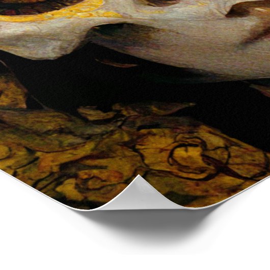 Death Mask Fantasy Sci-Fi Art Poster (Hoek)