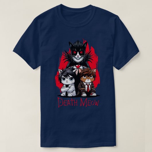 Death Meow T-shirt (Design voorkant)