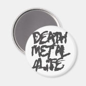 Death Metal 4 Life Magneet (Voorkant / Achterkant)