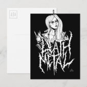 Death Metal Briefkaart (Voorkant / Achterkant)